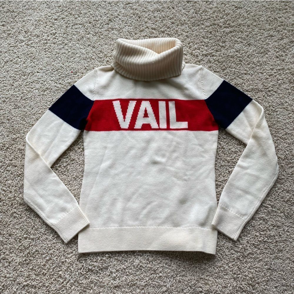 Perfect Moment Ski Merino Wool Sweater Mock Neck Base Layer Vail NWOT Large